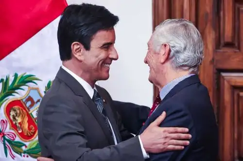 Ceremonia de presentación del nuevo ministro de Relaciones Exteriores, Alfonso Carlos Espá.