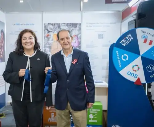 ONU Perú presente en la Feria Internacional del Libro de Lima 2026.