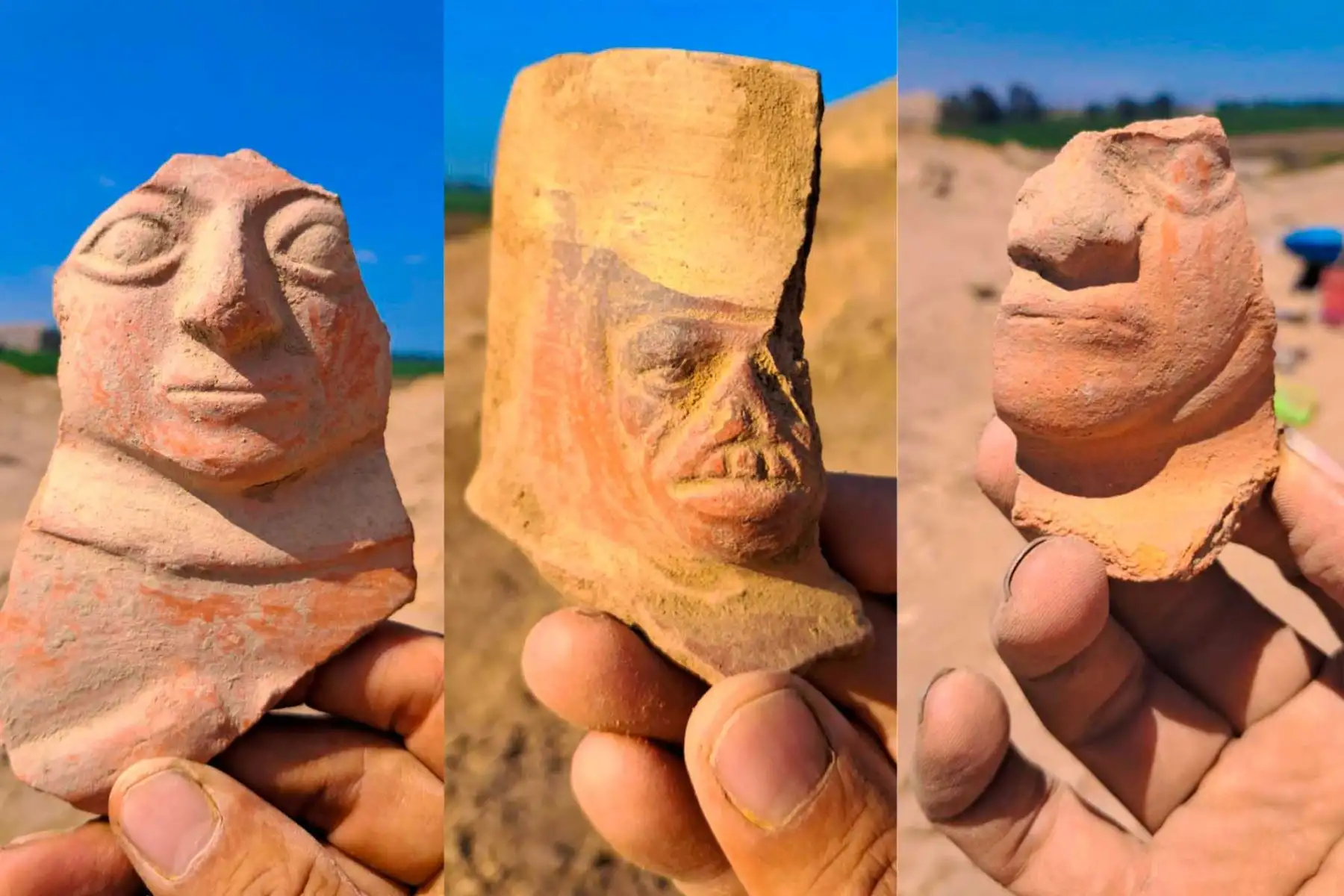 Un equipo del Programa Arqueológico Chicama (PRACH) de la Universidad Nacional Mayor de San Marcos retomó las excavaciones en el sitio arqueológico de Cerro Mayal, en el valle de Chicama (La Libertad), donde halló nuevos moldes para figurinas, platos de alfareros y evidencias que confirman la existencia de talleres-vivienda dedicados a la producción cerámica de la cultura mochica. Foto: PRACH/UNMSM