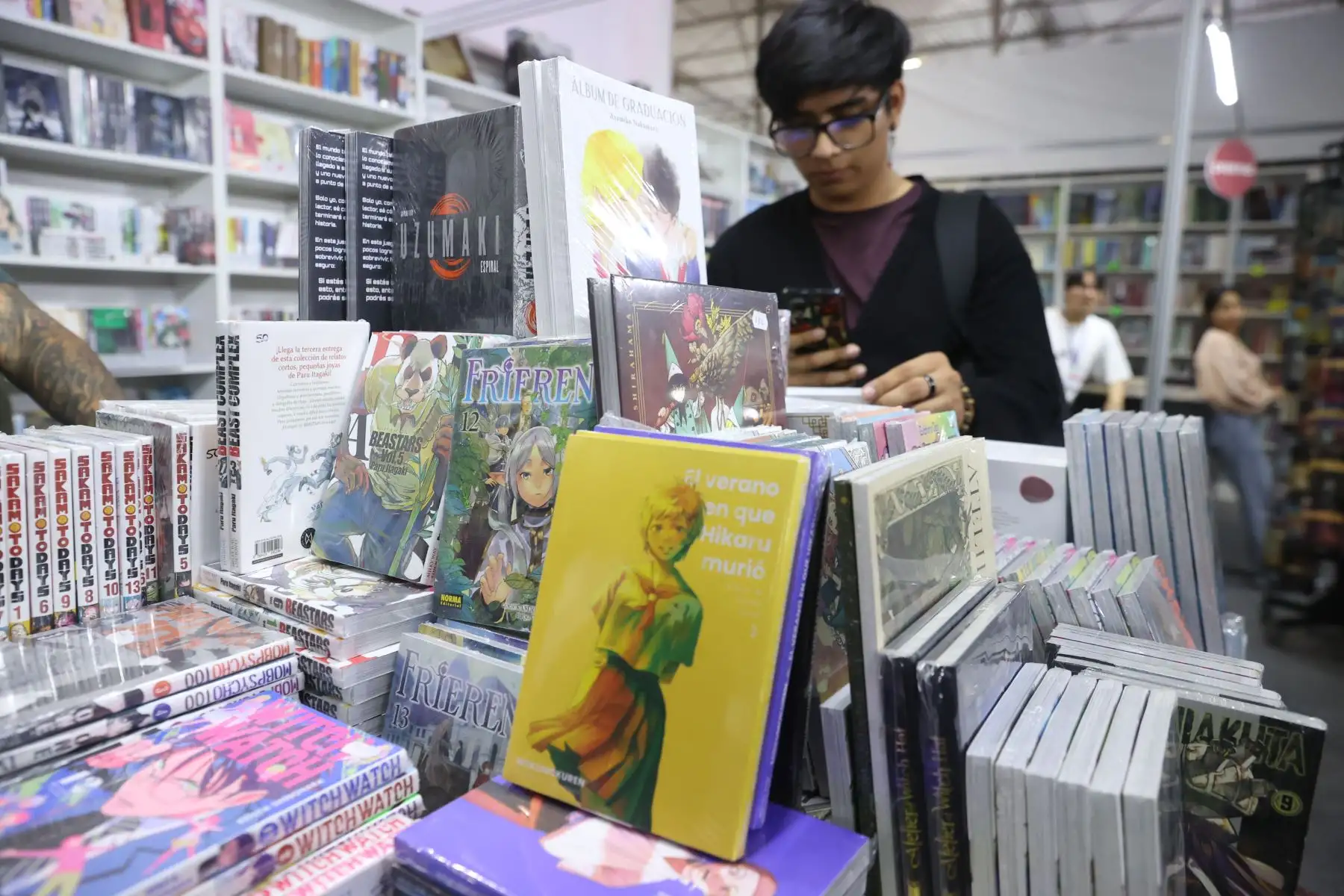 Al igual que en las ultimas ediciones de la FIL Lima el manga tienen cada vez mayor  demanda por los jovenes asistentes. Foto: ANDINA/Melina Mejía