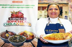 El 4 de agosto se celebra el Dia Nacional de la Sopa Seca, la Sopa Chola y la Sopa Bruta.