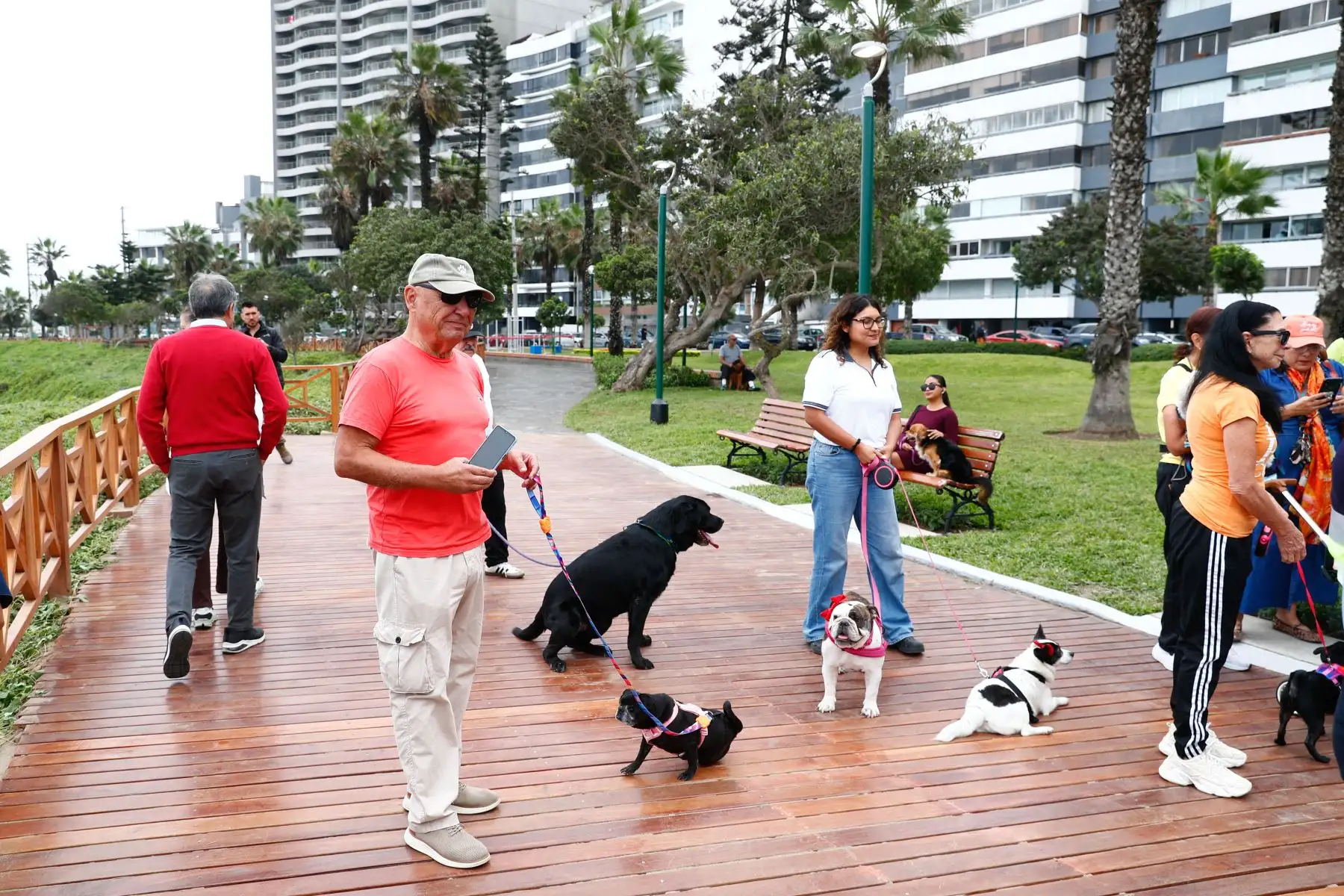 En el Malecón de la Marina, en el distrito de Miraflores, se inauguró el parque Shibuya el martes 4 de agosto de 2026, que conmemora la hermandad entre el Perú y Japón. Su principal atractivo es la estatua en honor al famoso perro Hachiko. Foto: ANDINA/Daniel Bracamonte