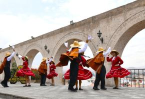 Mirador de Yanahuara, uno de los atractivos turísticos emblemáticos de la ciudad de Arequipa. 