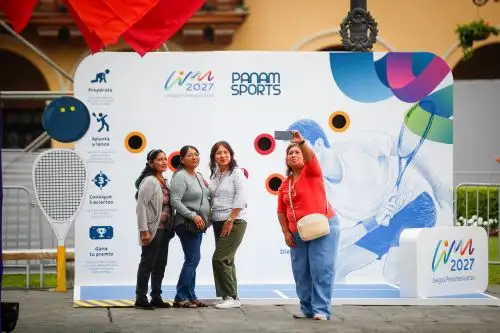 La Plaza Mayor ya respira la fiesta de los Juegos Panamericanos 2027
