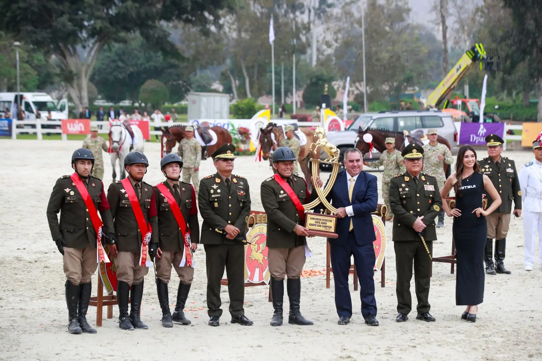 Presidenta Keiko Fujimori participa en premiación del concurso ecuestre “Copa Junín” Foto: ANDINA/Ricardo Cuba