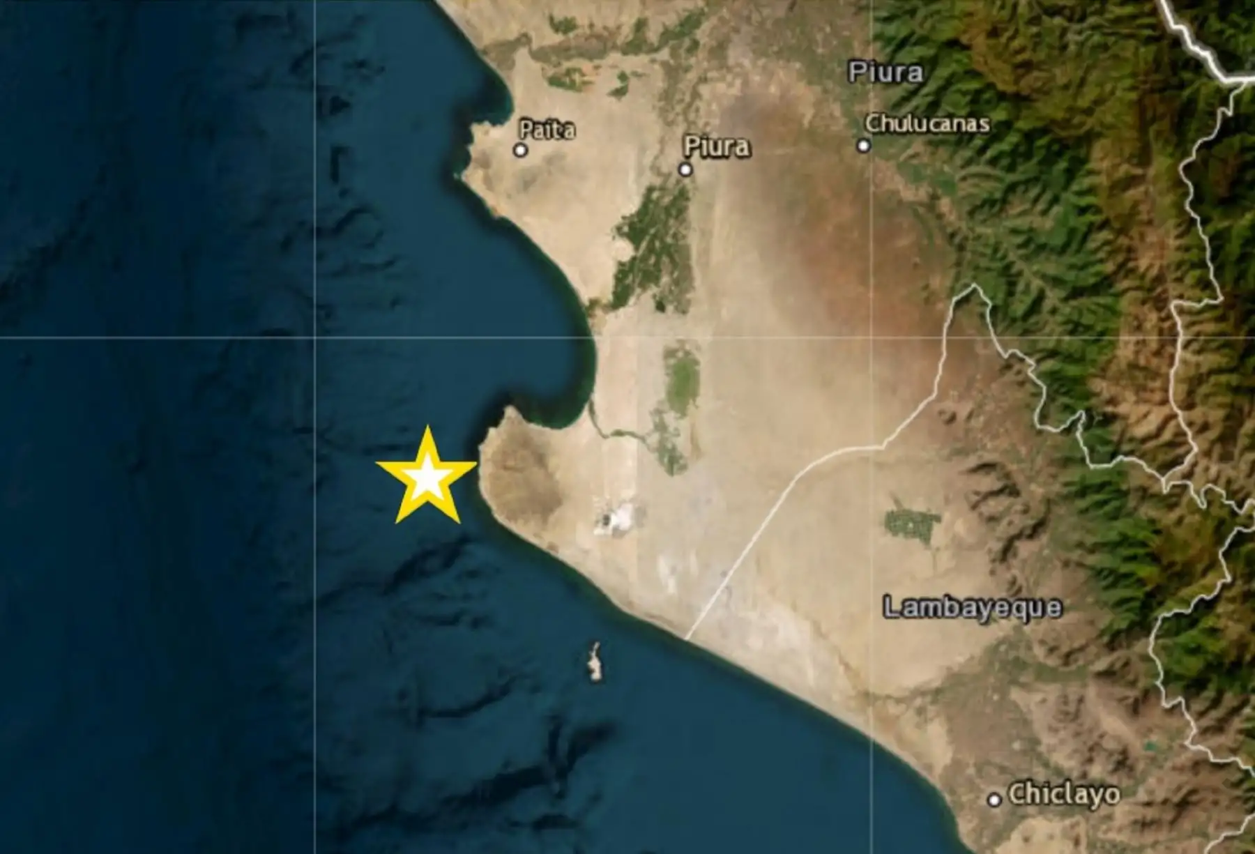 Los epicentros de los ssmos que ocurrieron en la madrugada de hoy martes 11 de agosto se situaron en el océano Pacífico, cerca de la ciudad de Sechura, región Piura.