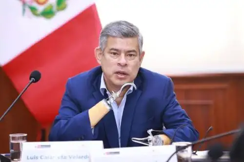Premier Luis Galarreta: “pondremos orden en las calles y en la administración pública”. (Foto: Andina/ Difusión)