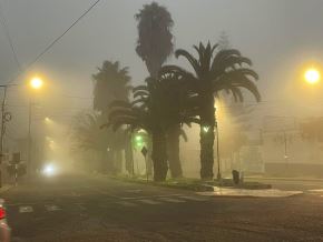 El fuerte ventarrón que afectó el martes 11 de agosto a Tacna cubrió de polvo y arena a varias zonas de la ciudad heroica. ANDINA/Difusión