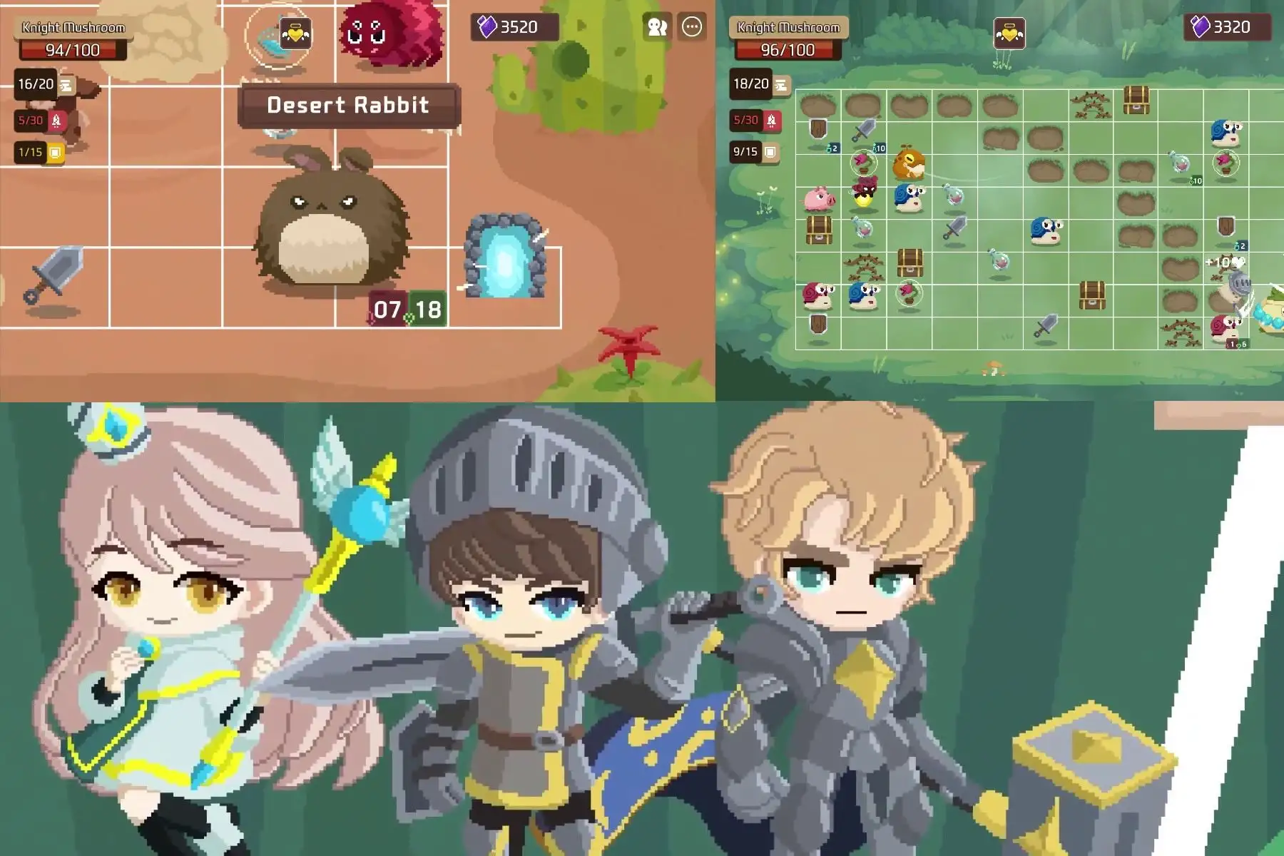 Trailblazers pertenece al género dungeon crawler y reinterpreta personajes y enemigos conocidos del universo de MapleStory. 