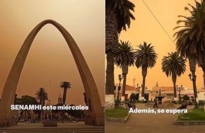 La tarde y noche del martes 11 de agosto el cielo de Tacna se torno de tonalidad anaranjada a causa de un ventarrón. El Senamhi explica que efectó provocó este evento natural.