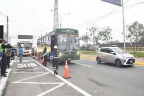 ATU implementa servicios expresos en la autopista Ramiro Prialé que conectarán Huaycán con el Sistema Integrado de Transporte. Foto: ANDINA/Difusión