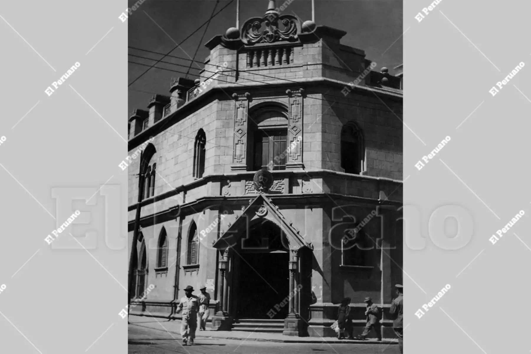 Arequipa - 1952 / Palacio Arzobispal de Arequipa. Foto: Archivo Histórico de El Peruano