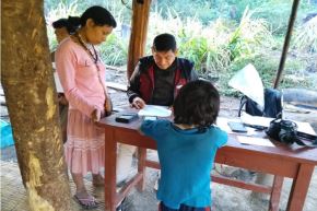 Servicios de identificación llegó a comunidad machiguenga en proceso de contacto inicial