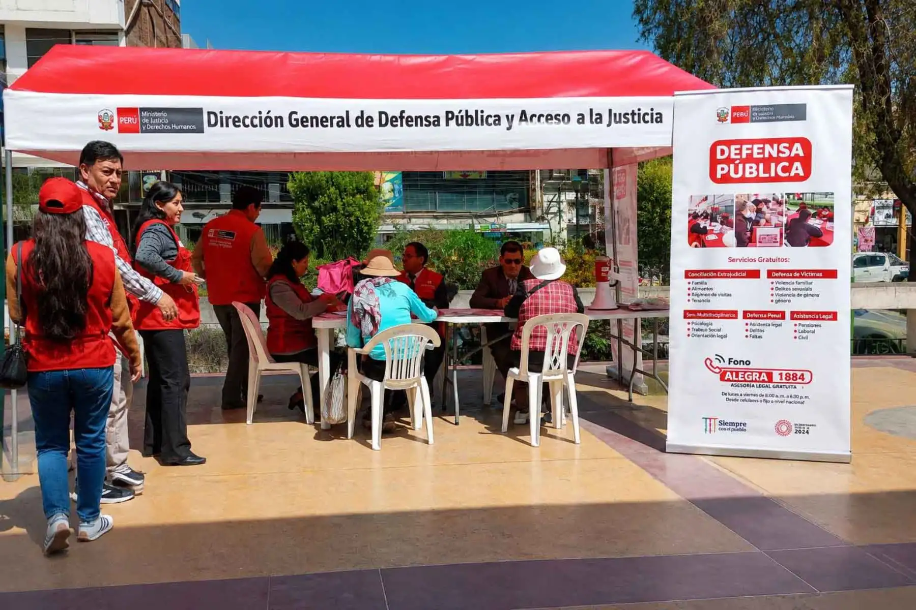 Minjusdh: más de 17 mil personas recibieron asistencia legal gratuita