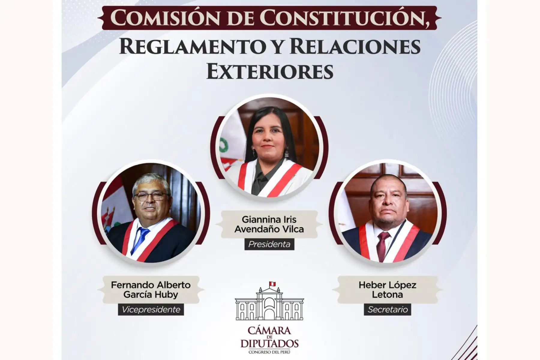 Cámara de diputados: Comisión de Constitución será presidida por Giannina Avendaño