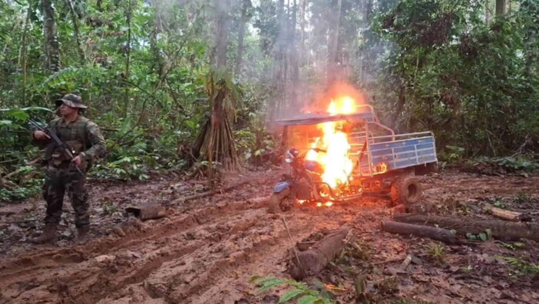Madre de Dios: destruyen material usado para minería ilegal en Reserva de Tambopata