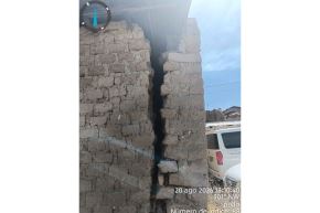 Varias viviendas de Ayacucho sufrieron daños y afectaciones a consecuencia del fuerte temblor de magnitud 7.2 ocurrido en Coracora. ANDINA/Difusión