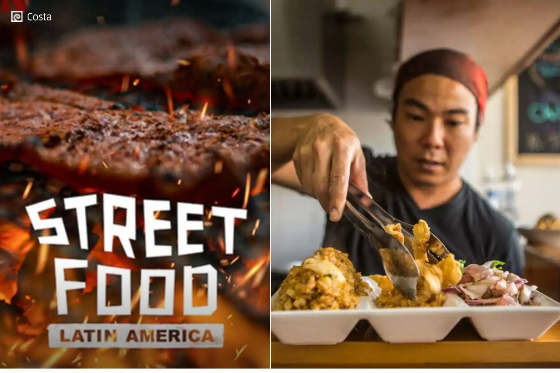 La serie documental Street Food: Latin America mostró la riqueza culinaria del país y permitió exhibir la costa peruana como parte de una ruta gastronómica latinoamericana. Foto: ANDINA/Composición con capturas de pantalla.