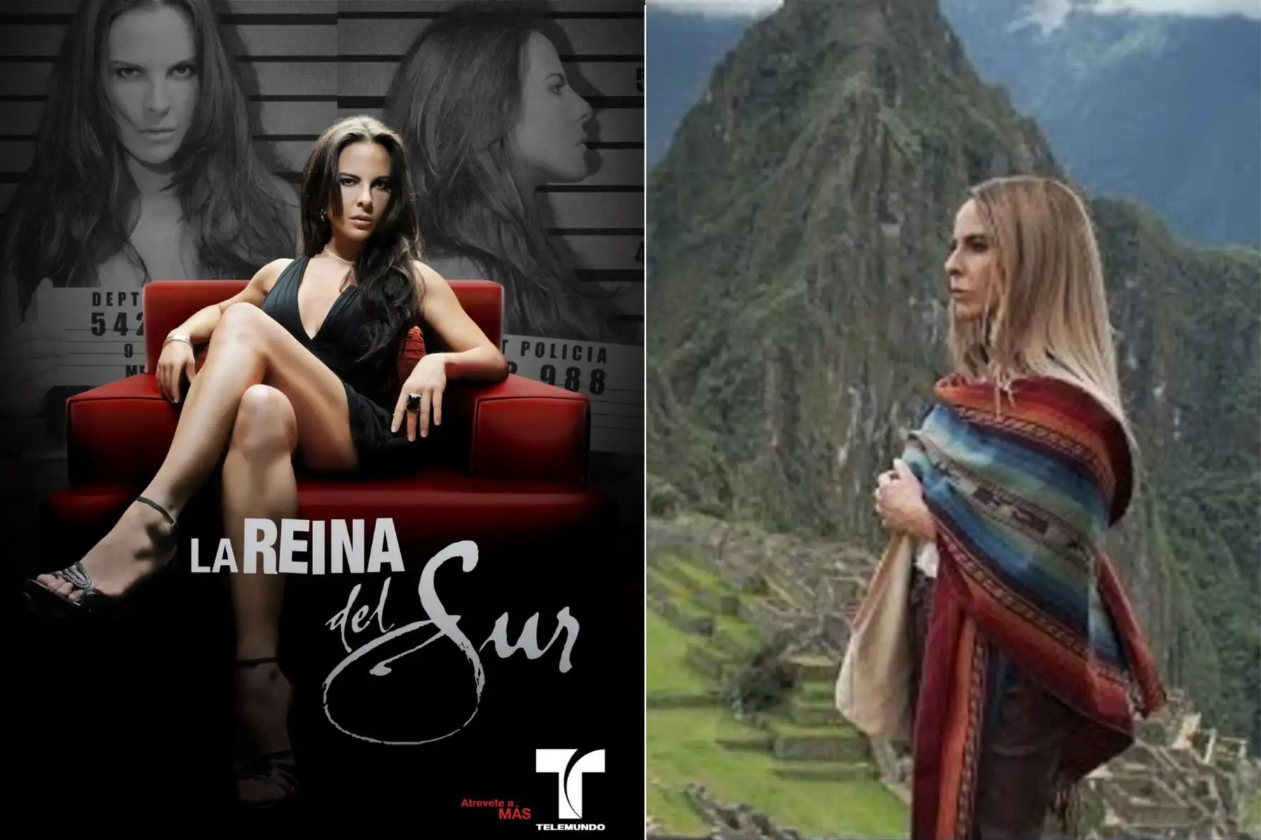 a Reina del Sur, producción de Telemundo, incluyó escenas vinculadas al Perú y los principales íconos turísticos del país. Foto: ANDINA/Composición con capturas de pantalla.