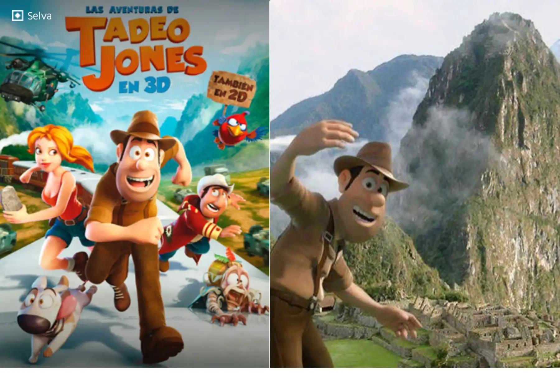 Las aventuras de Tadeo Jones vinculó la animación con escenarios inspirados en el Perú, acercando paisajes como Machu Picchu a públicos infantiles y familiares. Foto: ANDINA/Composición con capturas de pantalla.