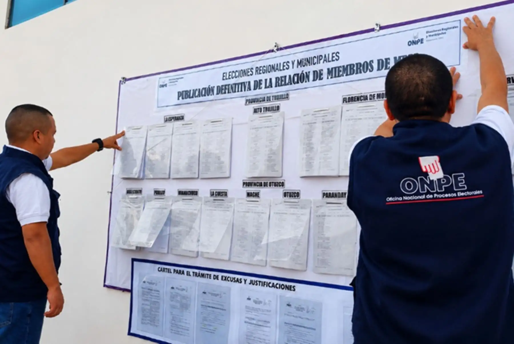 ERM 2026: ODPE La Esperanza publicó lista definitiva de miembros de mesa