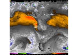 Actualmente, la DANA Bertha se encuentra sobre el océano Pacífico y su desplazamiento generará cambios en las condiciones del tiempo, principalmente en las zonas altoandinas de la sierra centro y sur.