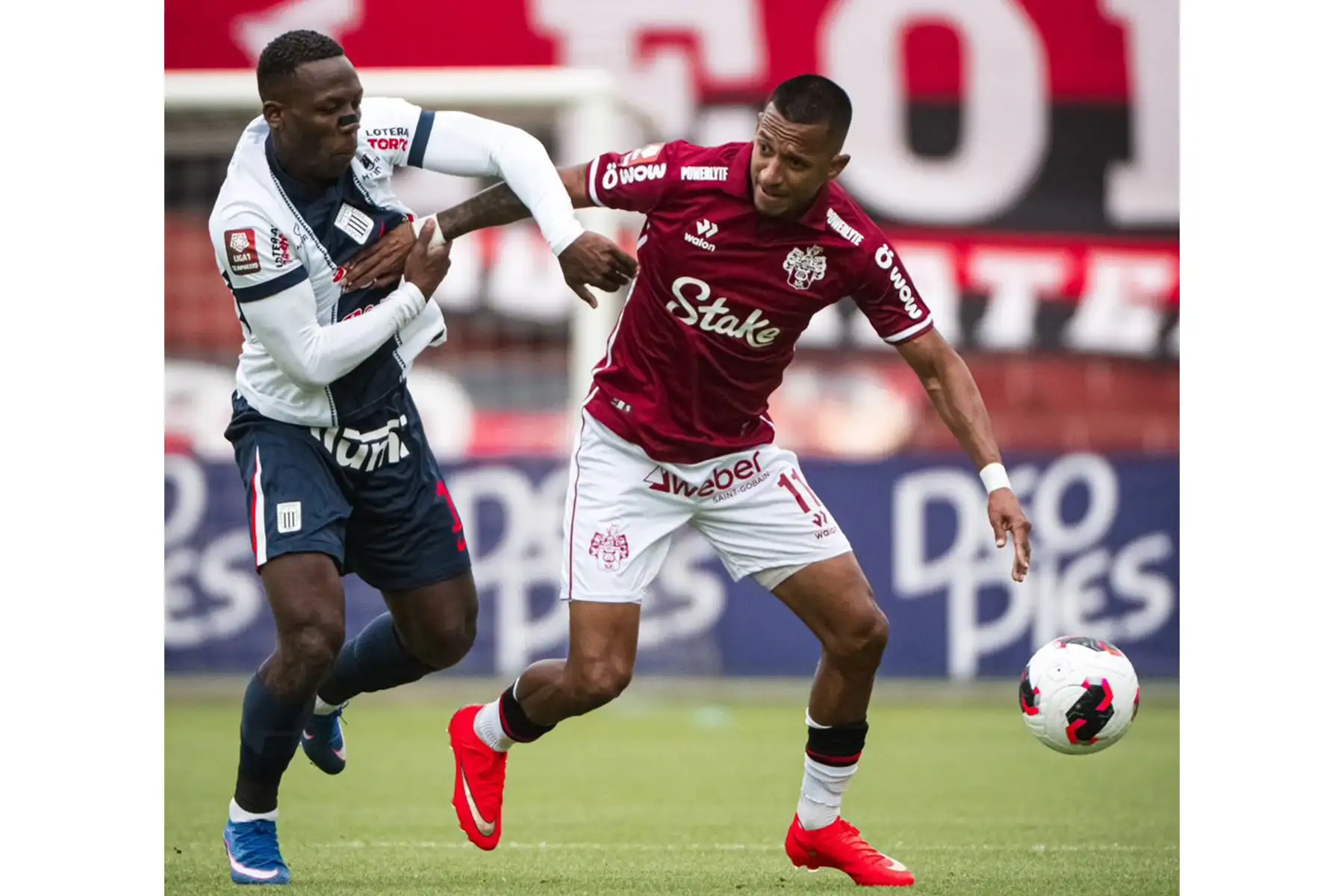 Alianza Lima y Melgar empataron 1-1 en el Estadio Monumental UNSA de Arequipa, con goles de Erick Castillo y Cristian Bordacahar respectivamente durante el primer tiempo del encuentro que se disputó el domingo 23 de agosto, por la fecha 6 del Torneo Clausura 2026 de la Liga 1. Foto: FBC Melgar
