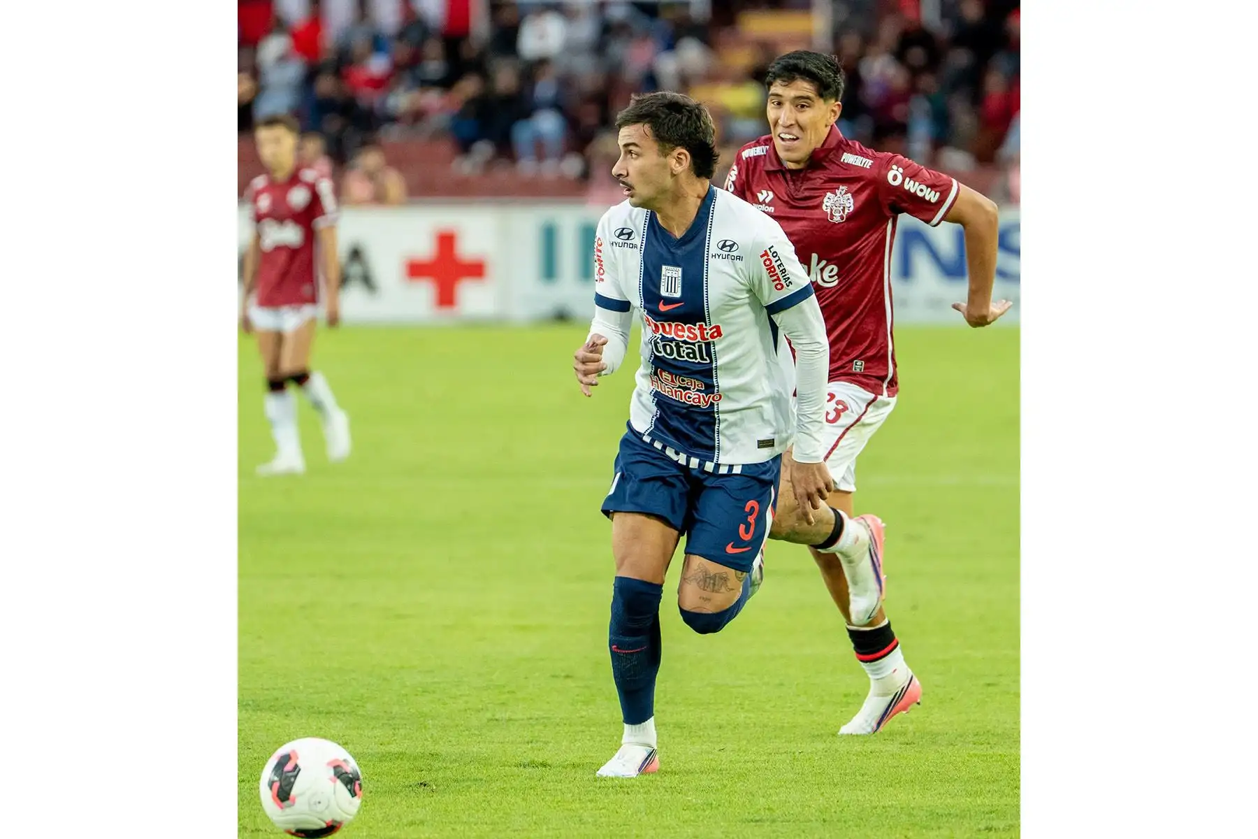 Alianza Lima y FBC Melgar empataron 1-1 en el Estadio Monumental UNSA de Arequipa, con goles de Erick Castillo y Cristian Bordacahar respectivamente durante el primer tiempo del encuentro que se disputó el domingo 23 de agosto, por la fecha 6 del Torneo Clausura 2026. Foto: Liga 1