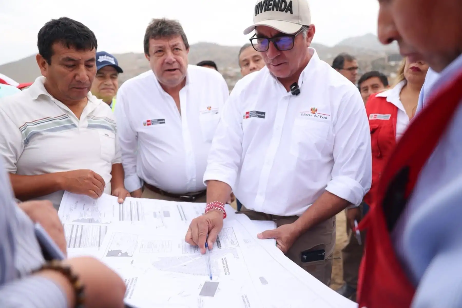 Ministerio de Vivienda inspecciona obras de agua y saneamiento en cuatro distritos de Lima