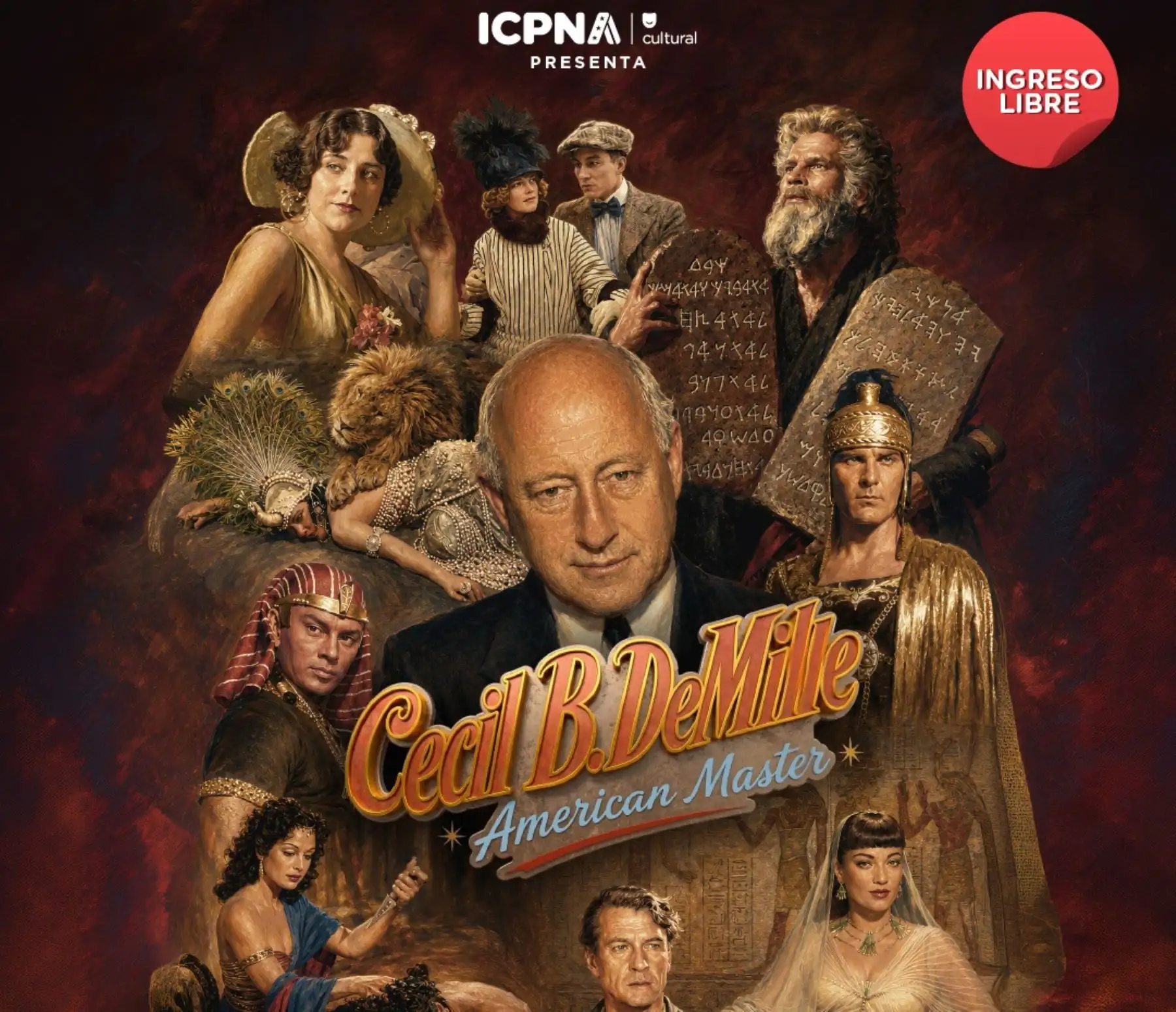 Presentan retrospectiva de Cecil B. DeMille y libro compilatorio sobre maestro del cine.