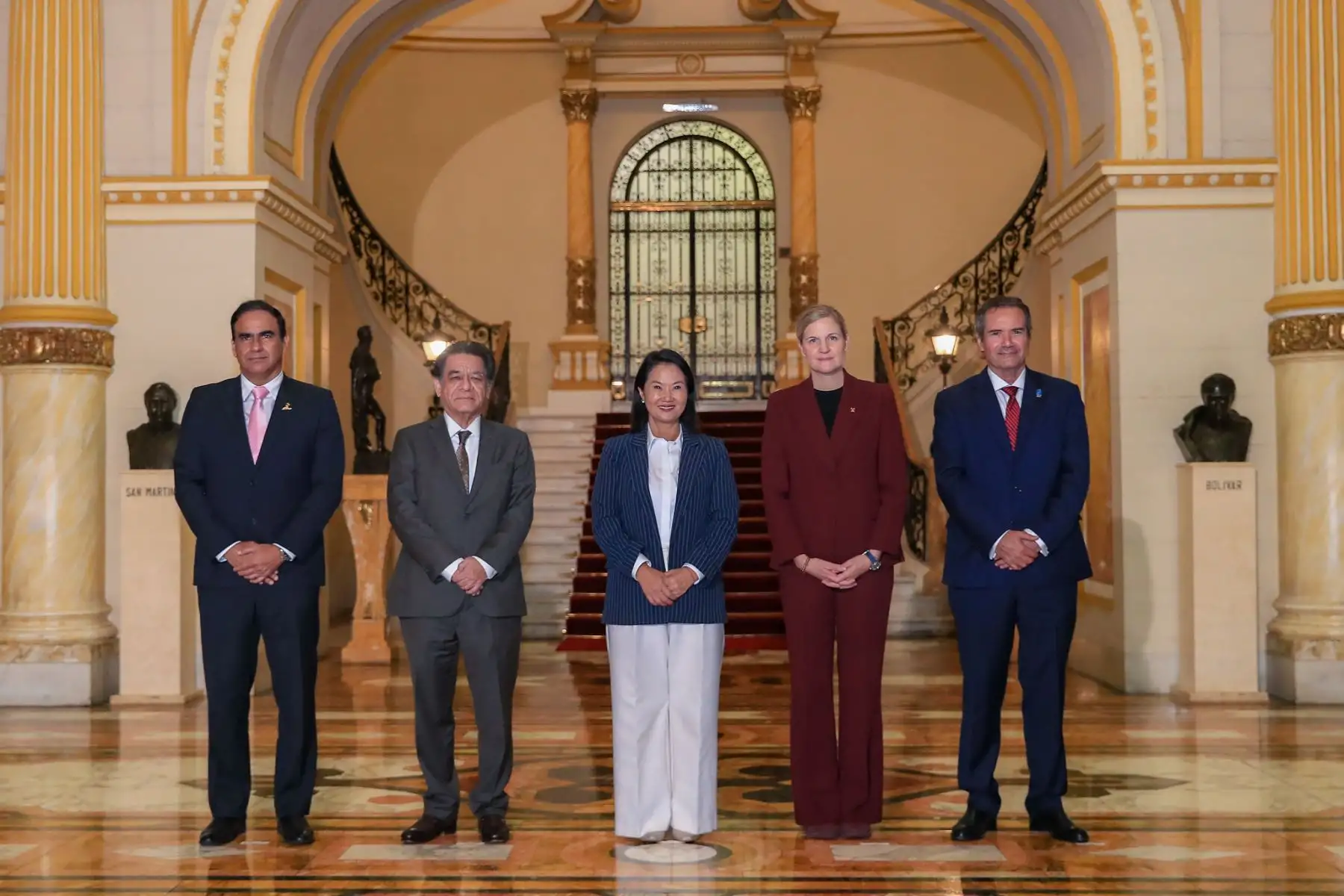 Presidenta Keiko Fujimori se reunió con la titular del Comité Olímpico Internacional. Foto: ANDINA/Prensa Presidencia