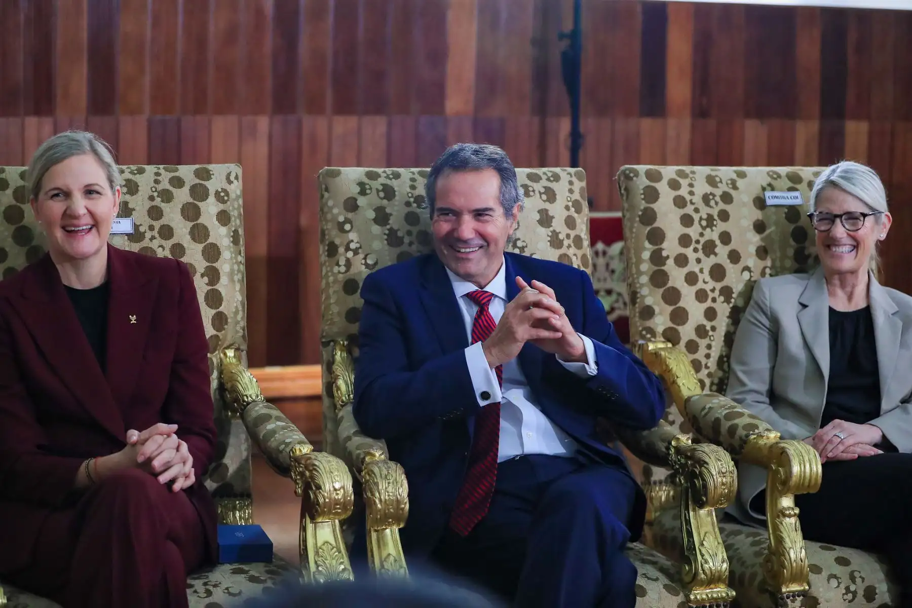Presidenta Keiko Fujimori se reunió con la titular del Comité Olímpico Internacional. Foto: ANDINA/Prensa Presidencia