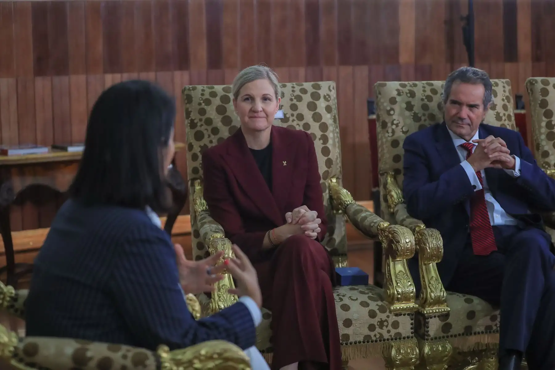 Presidenta Keiko Fujimori se reunió con la titular del Comité Olímpico Internacional. Foto: ANDINA/Prensa Presidencia
