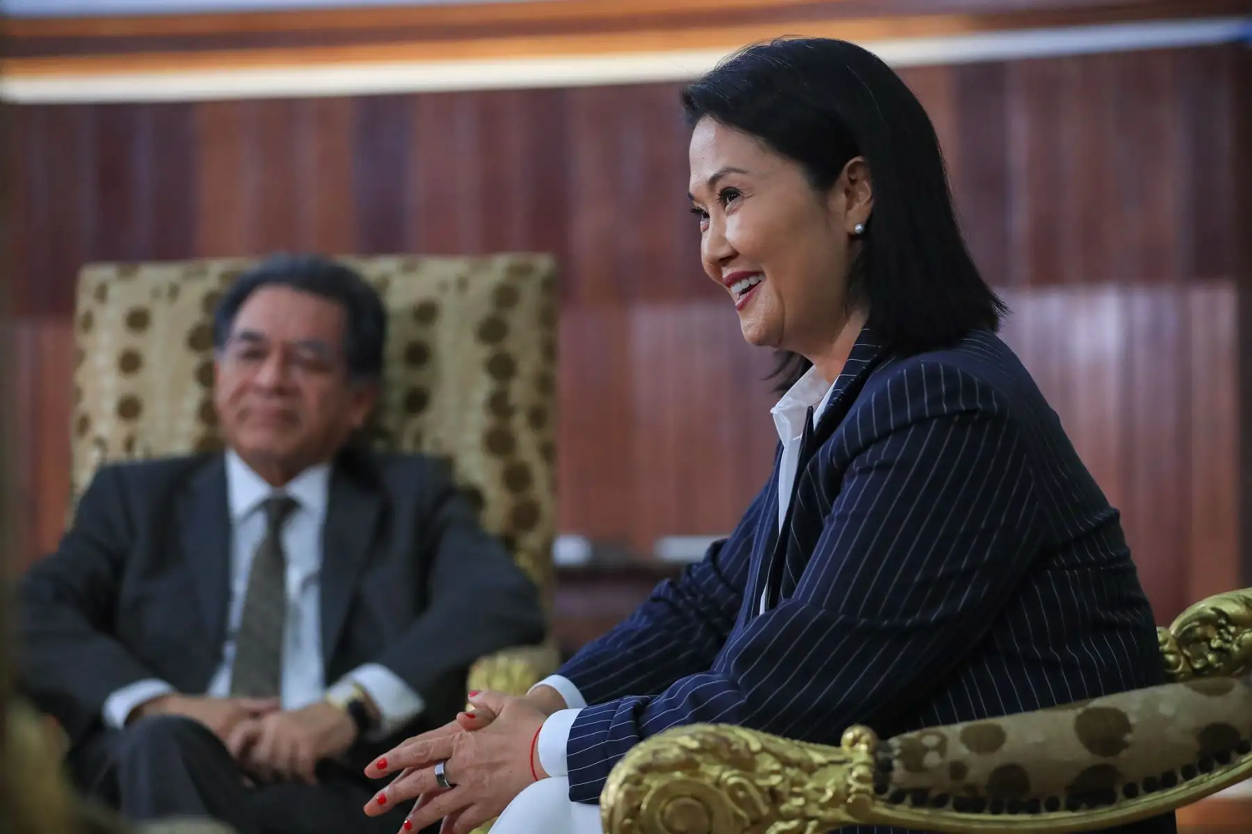 Presidenta Keiko Fujimori se reunió con la titular del Comité Olímpico Internacional. Foto: ANDINA/Prensa Presidencia