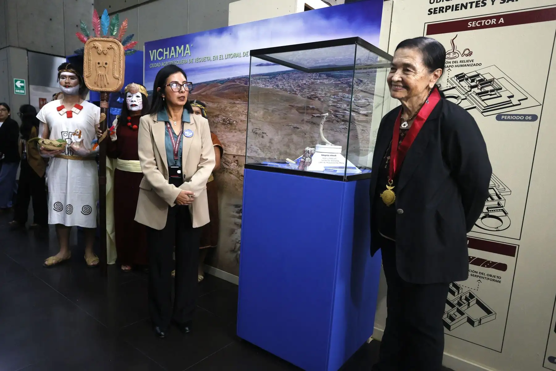 Ruth Shady Solís, directora de la Zona Arqueológica Caral, y se desarrollará como parte del programa conmemorativo por los 19 años de trabajos de investigación, conservación y puesta en valor de Vichama. Foto: ANDINA/Vidal Tarqui