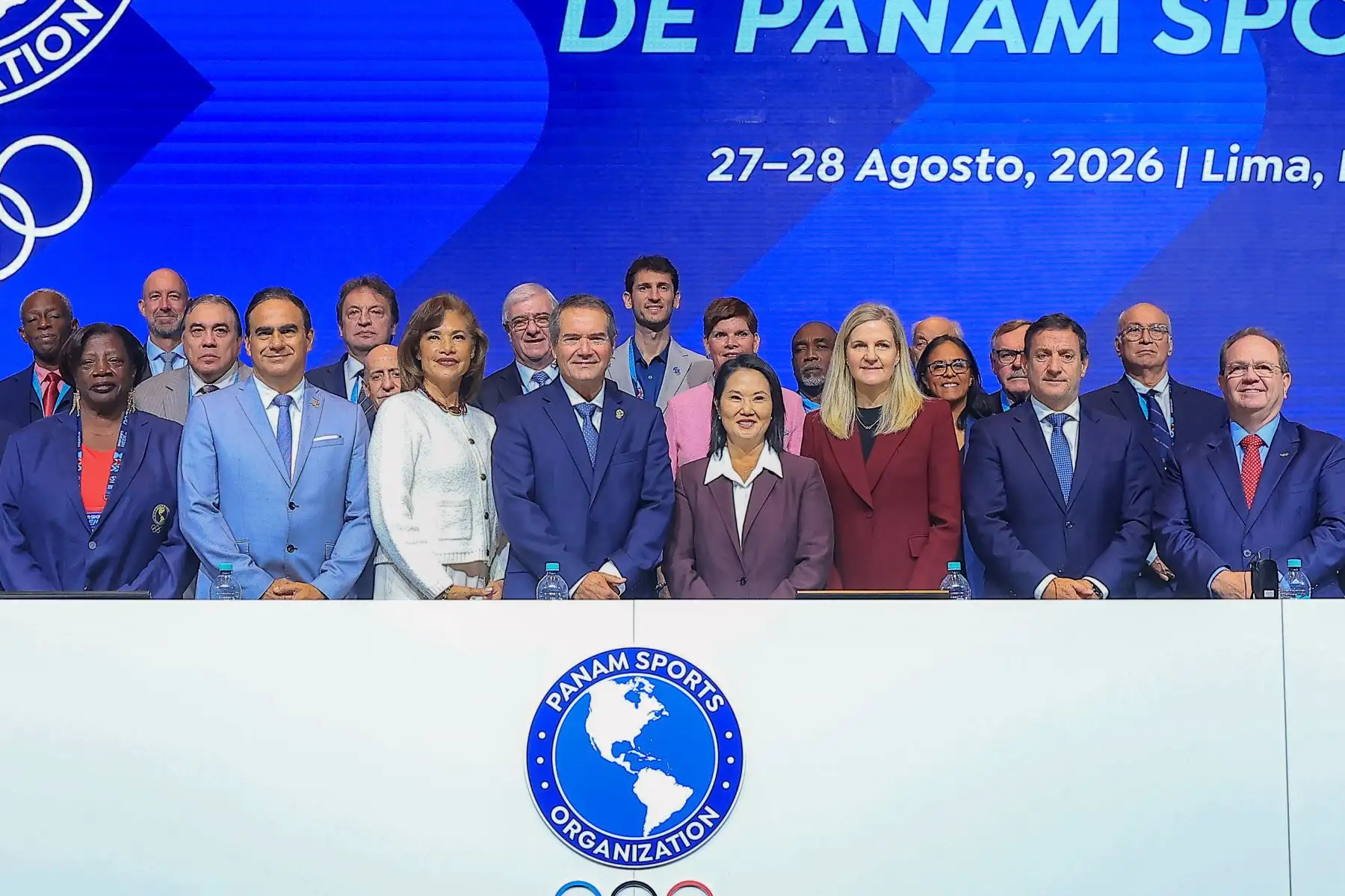 La presidenta de la república, Keiko Fujimori, participar en el acto de apertura de la LXIV Asamblea General de Panam Sports, que reunirá en Lima a las principales autoridades y dirigentes del deporte de las Américas.  Foto: ANDINA/Prensa Presidencia