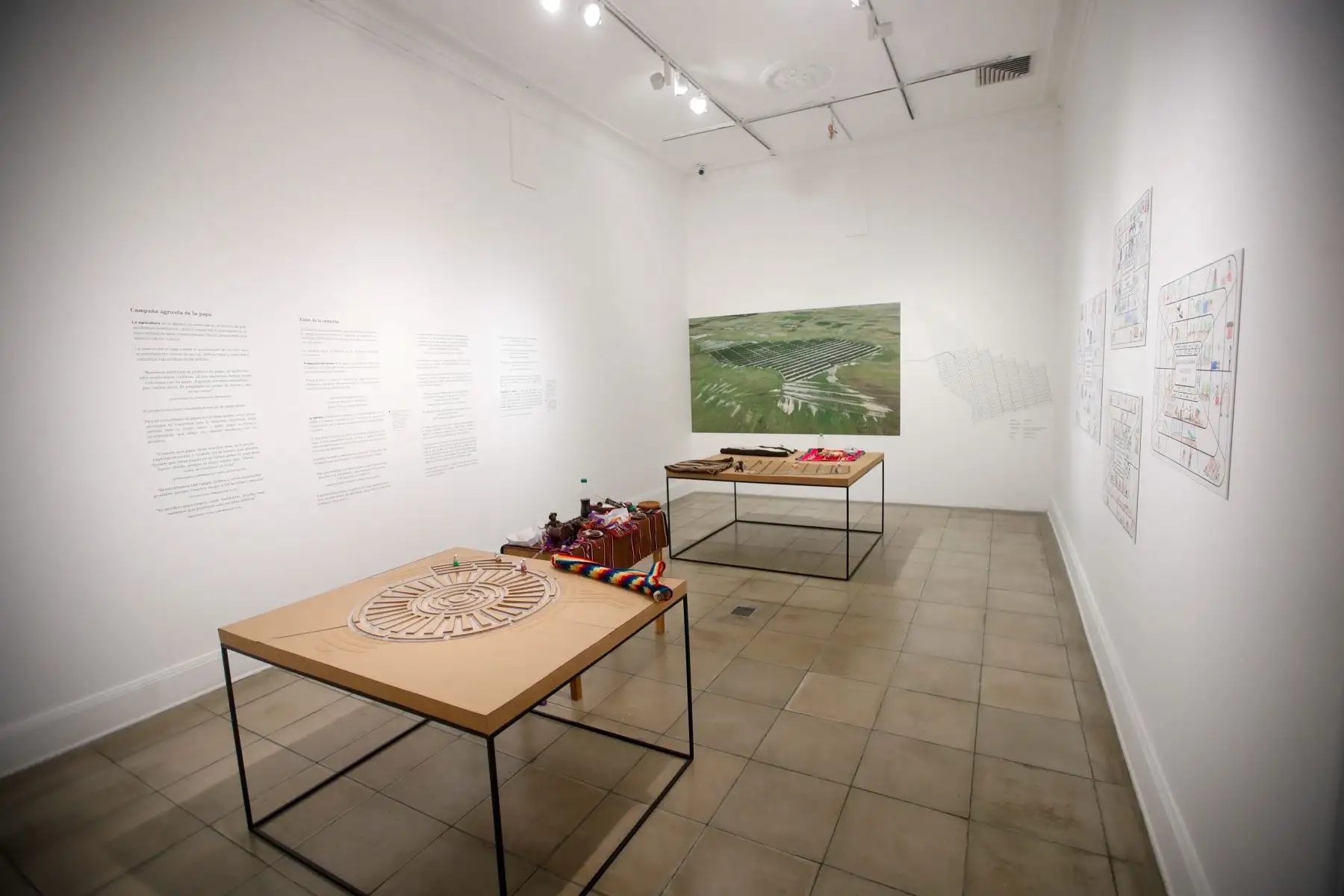 La propuesta reúne maquetas y diversos recursos que explican la reconstrucción de los Waru Waru y su aporte a la agrobiodiversidad. Foto: ANDINA/Ricardo Cuba.