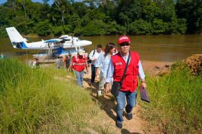 Centenares de personas de la comunidad nativa de Pucacuro y pueblos aledaños reciben atención de los servicios del Estado. Foto: Midis/Difusión