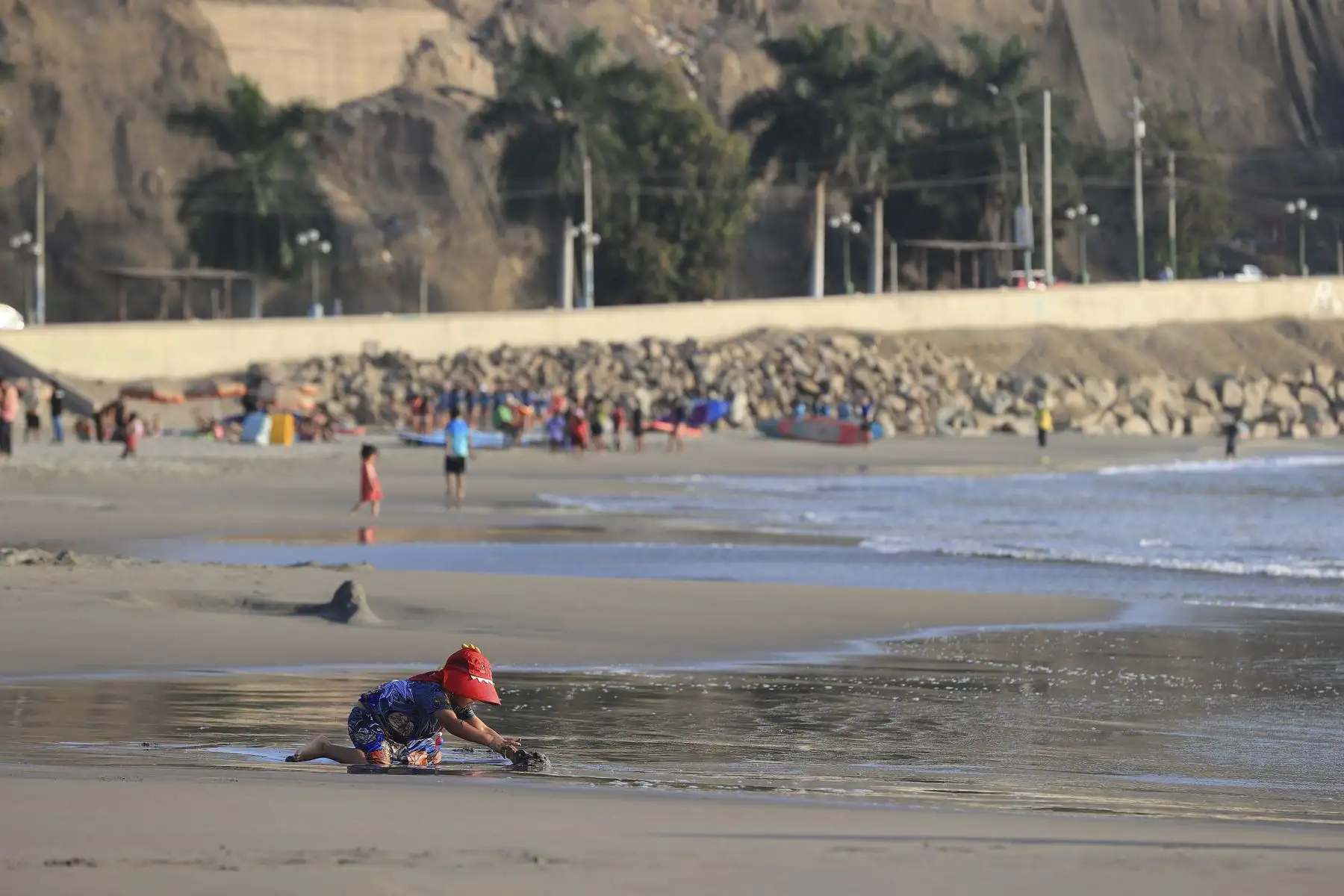Según el Servicio Nacional de Meteorología e Hidrología del Perú (Senamhi), entre el jueves 27 y el lunes 31 de agosto se registrará un incremento de la temperatura en Lima Metropolitana, con valores que alcanzarían los 29 °C.
 Foto: ANDINA/Braian Reyna
