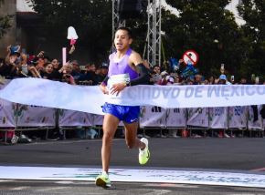 Cristhian Pacheco se impuso en la Maratón de la Ciudad de México