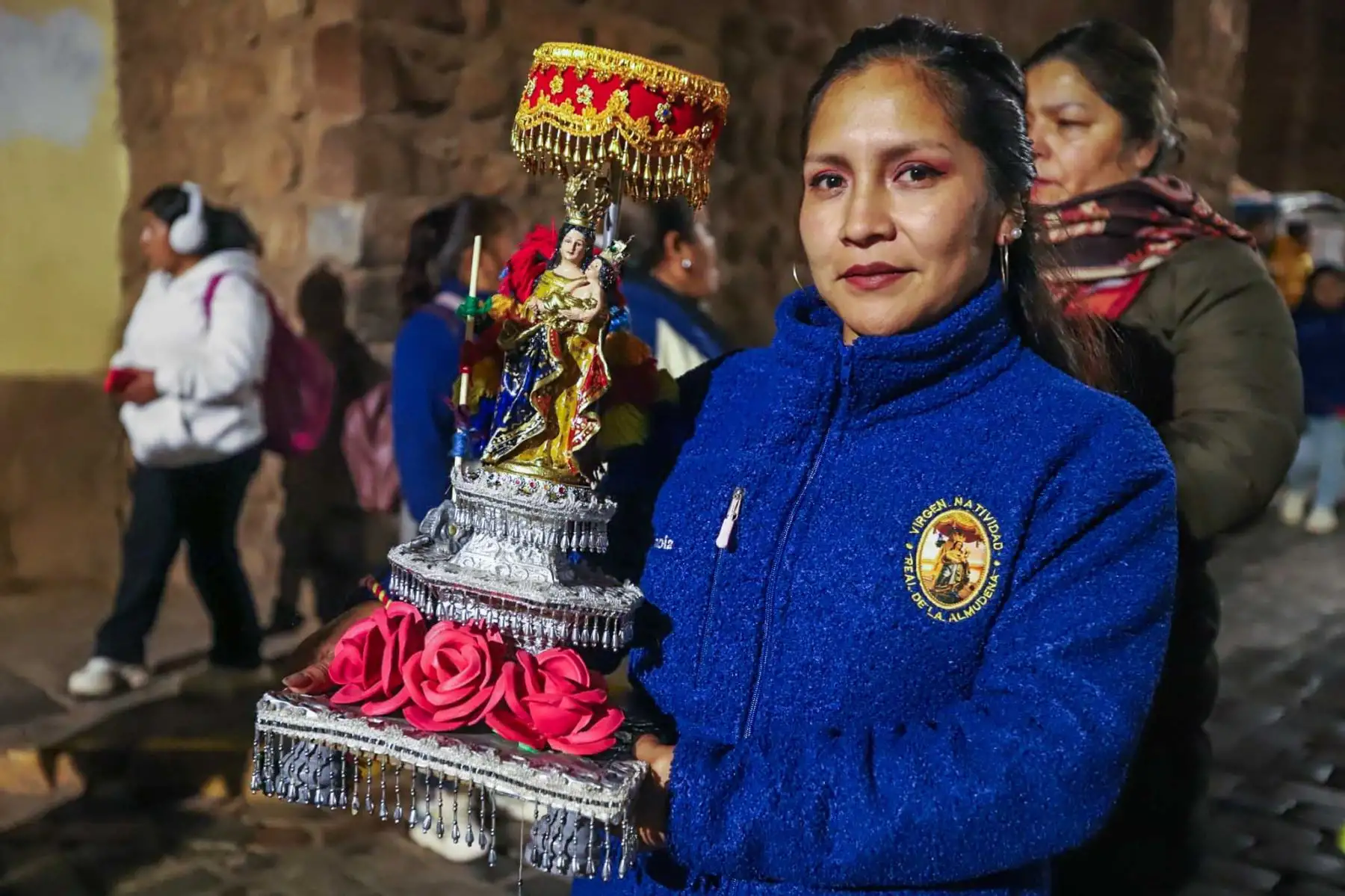 Mujeres de distintas edades protagonizaron la tradicional expresión de fe y devoción a la “Mamá Nati”. Foto: ANDINA/ Percy Hurtado