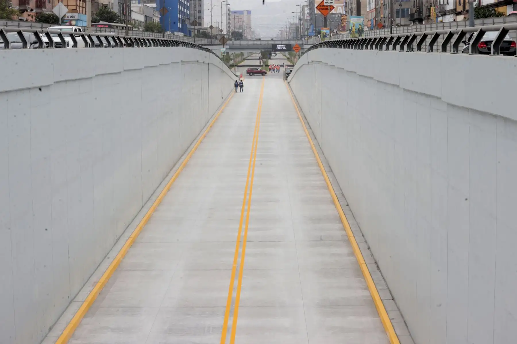 La nueva infraestructura vial busca facilitar la futura conexión del Metropolitano con la Línea 1 del Metro de Lima, en una fecha próxima a determinarse. Foto: ANDINA/Vidal Tarqui.