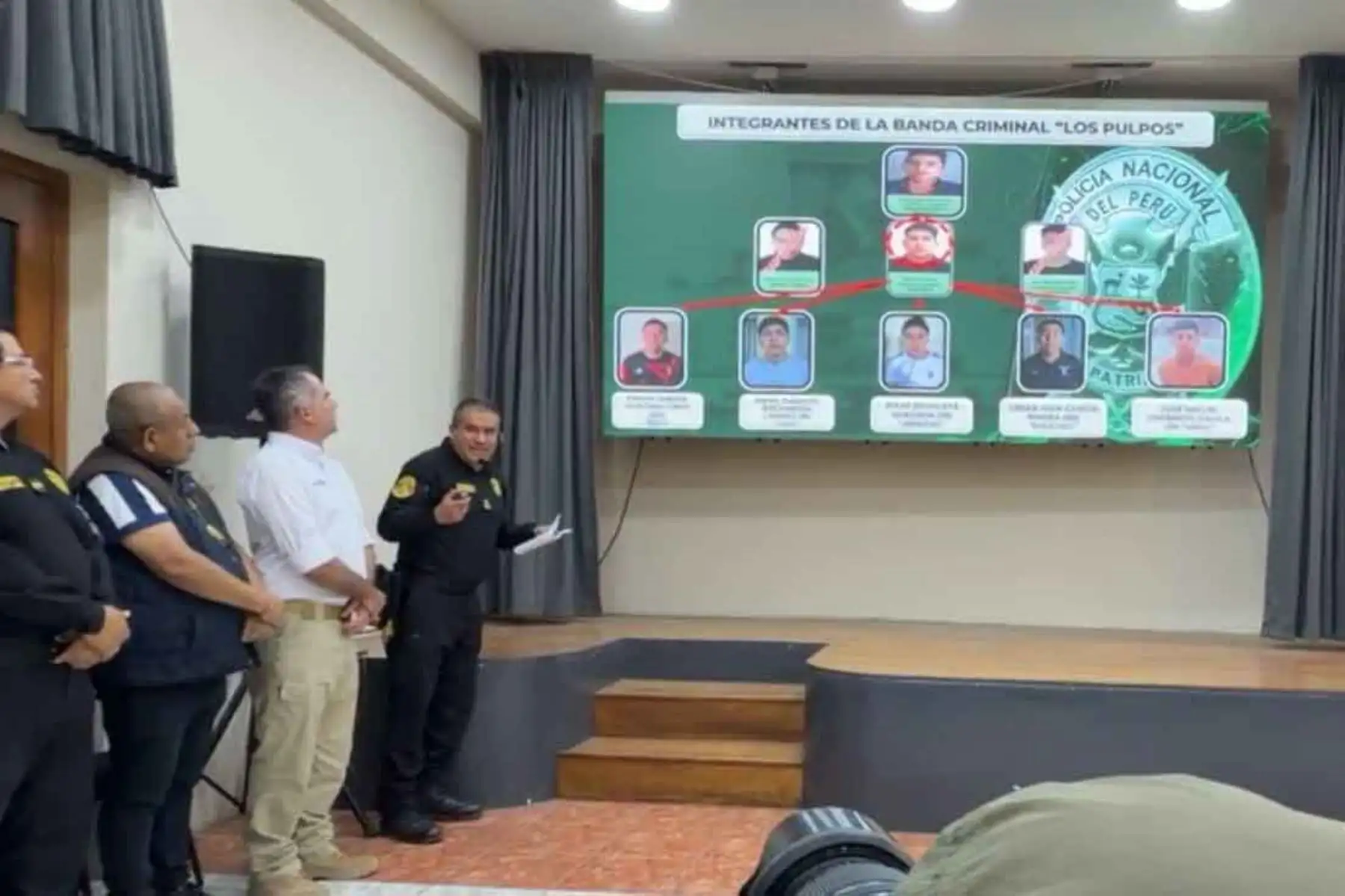 Policía Nacional presenta información sobre el caso de secuestro y asesinato en Trujillo. Foto: ANDINA/Difusión