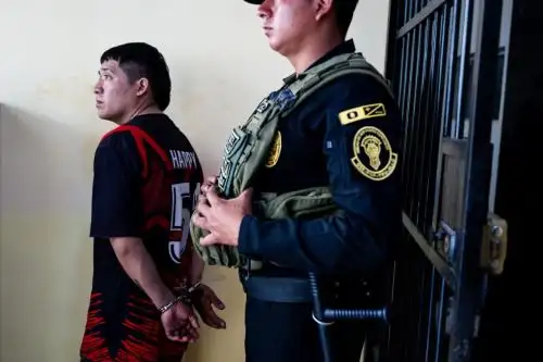 Captura de implicados en el caso del empresario Jenss Lara Tantaquilla en Trujillo. Foto: Ministerio del Interior/Difusión