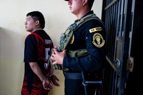 Captura de implicados en el caso del empresario Jenss Lara Tantaquilla en Trujillo. Foto: Ministerio del Interior/Difusión