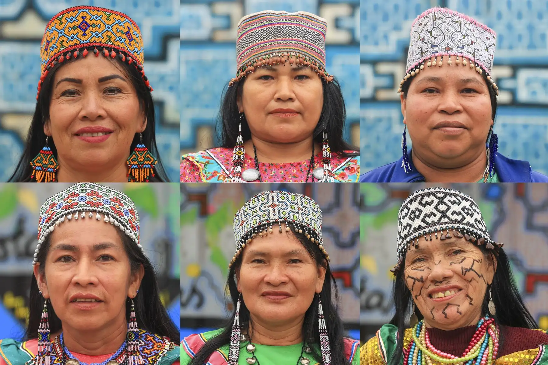 Retratos de mujeres emprendedoras Shipibo-Konibo de la comunidad Natividad, de Ucayali, que preservan sus tradiciones culturales a través de sus emprendimientos Foto: ANDINA/Braian ReynaFoto: ANDINA/Braian Reyna