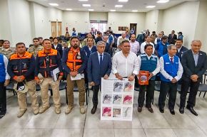 Presentación de documento técnico-científico sobre nivel de exposición de Cayma ante eventual erupción del Misti. Foto: IGP/Difusión