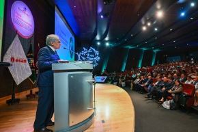  El ministro Huaroc participó en foro internacional de universidades comprometidas con la gestión del riesgo de desastres y la adaptación al cambio climático. Foto: Minam/Difusión
