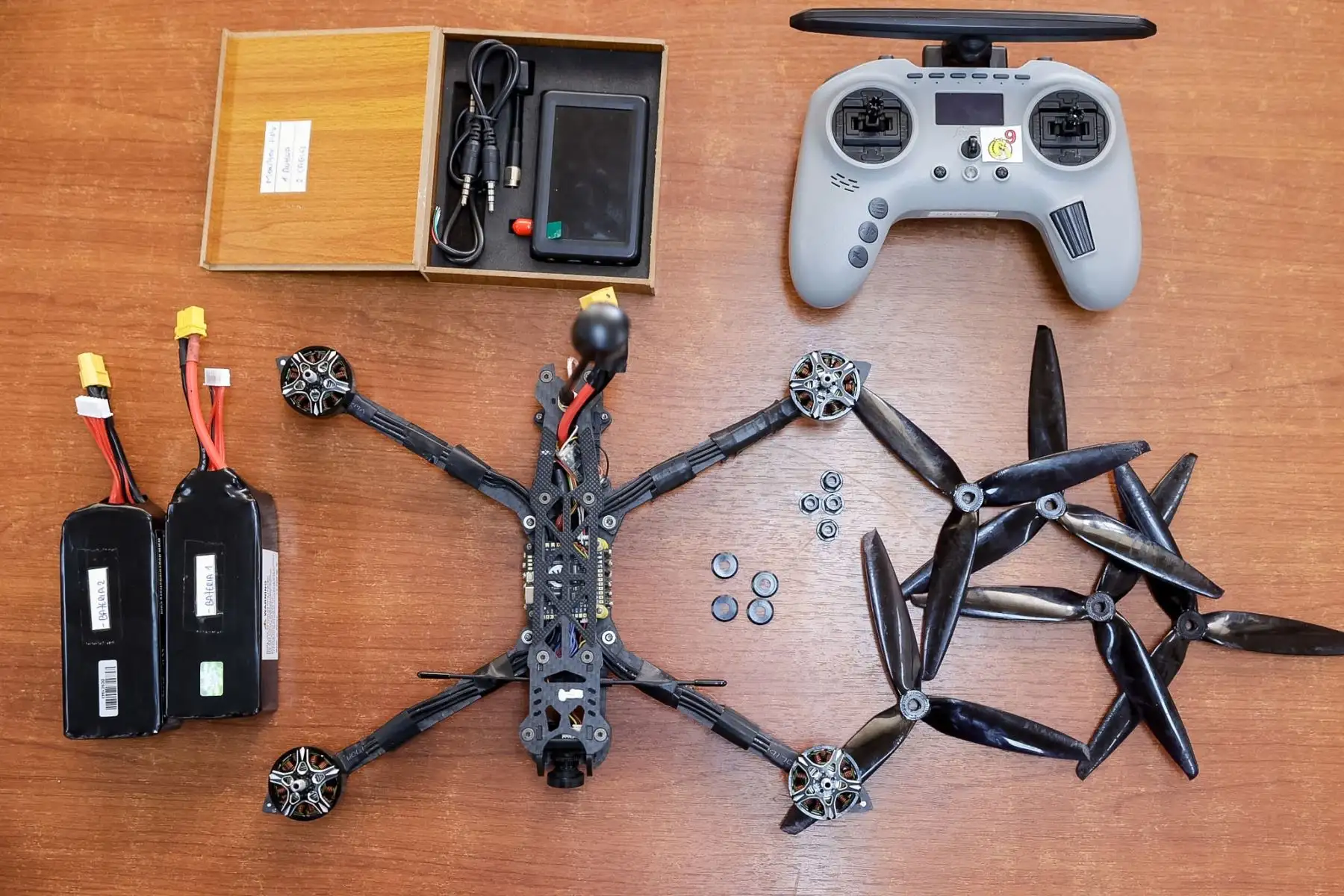 Actualmente, la institución desarrolla cuatro tipos de drones de instrucción: Fibra Óptica, IMS, Kamikaze y SAR. Foto: ANDINA/Liparraguirre.