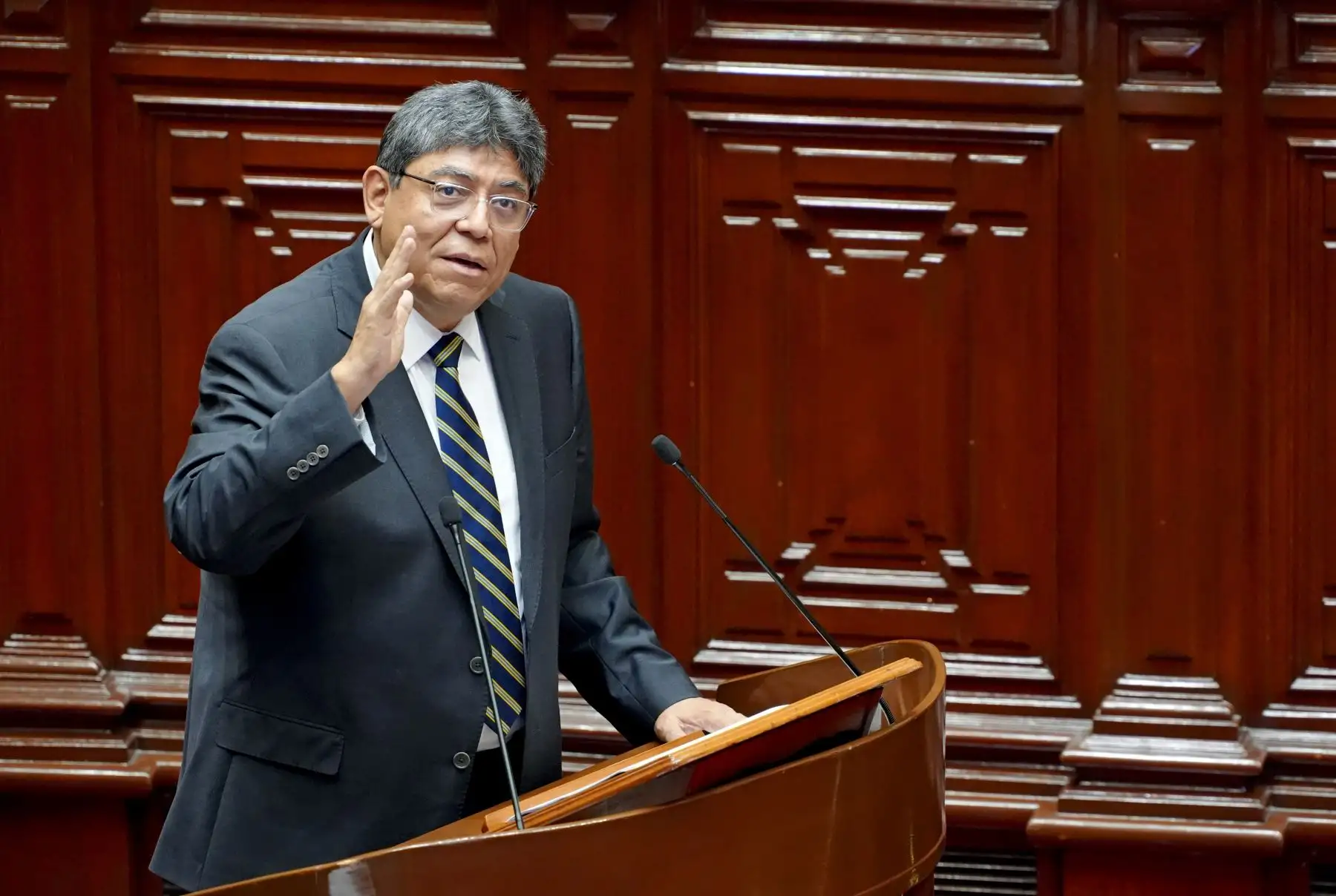 Ministro de Economía y Finanzas, Elmer Cuba. ANDINA/Difusión